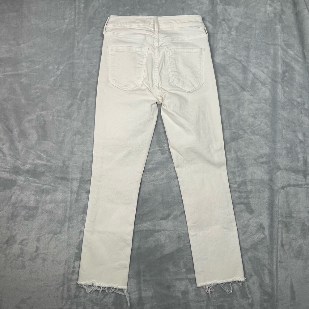 MOTHER White Ankle Crop Jeans - Picture 6 of 12